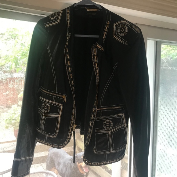 Roberto Cavalli Leather Jacket - Picture 2 of 5